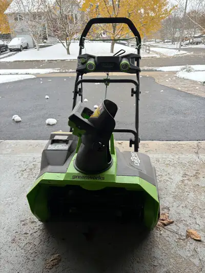 Greenworks Snow Thrower, View more