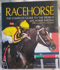 RACEHORSE World of Horse Racing Hardcover Coffee Table Book