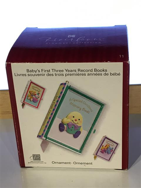 Carlton Cards Ornament - Baby's First Three Years Record Book in Arts & Collectibles in Markham / York Region