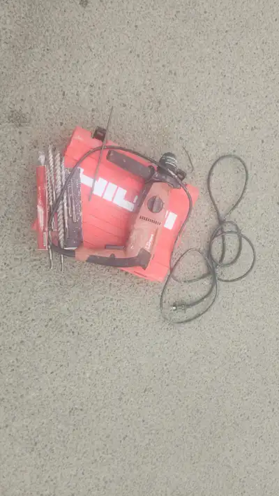 hilti te 2 hammer drill 115 volt will drill/hammer drill 7 bits, View more