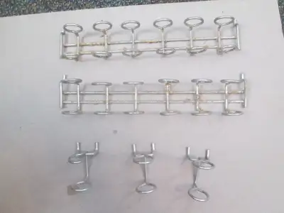 box of assorted pegboard hooks, View more