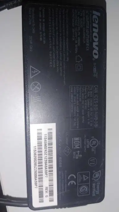 This is a Lenovo power adapter, perfect for your Lenovo laptop. It's been gently used and is in exce...