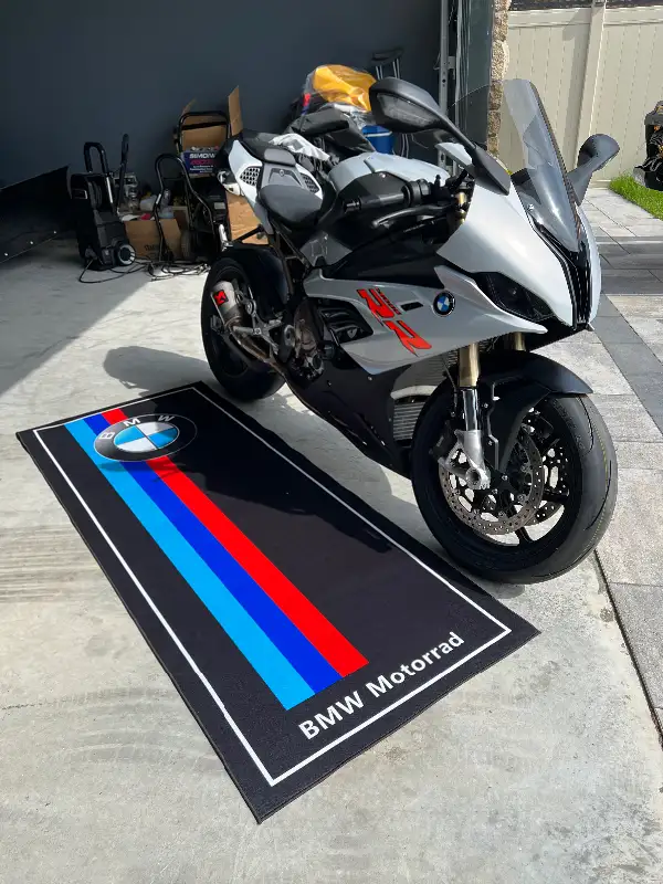 Triumph motorcycle display carpets runner mats rug yoga garage in Other in Barrie - Image 6