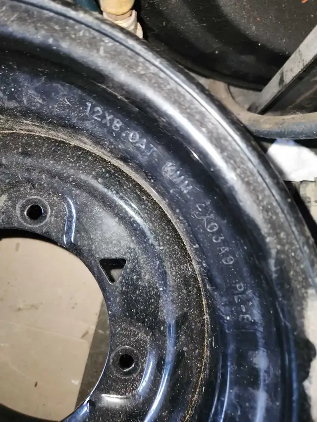 2 rims en Acier polaris 12x8.0 Neuf in Tires & Rims in Drummondville - Image 3