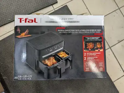 Air Fryer T Fal 2 compartiment Neuf, View more