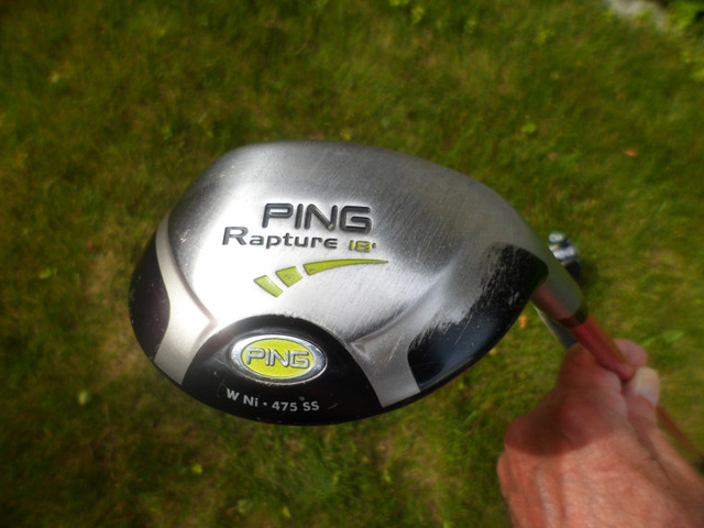 LADIES R/H PING RAPTURE 18 DEGREE HYBRID GOLF CLUB in Golf in Lethbridge