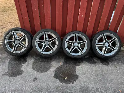 FOR SALE: Mercedes-Benz Rims & Tires – 18” – Great Condition! Selling a set of OEM 2020 Mercedes-Ben...