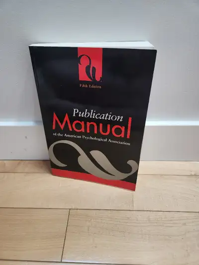 Publication Manual of the American Psychological Association, View more