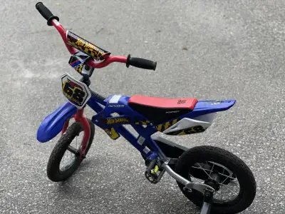 Bicycle with Training Wheels. Race Car Theme., View more