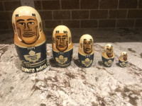 VINTAGE TORONTO MAPLE LEAFS NESTING DOLLS KADRI JVR KESSEL