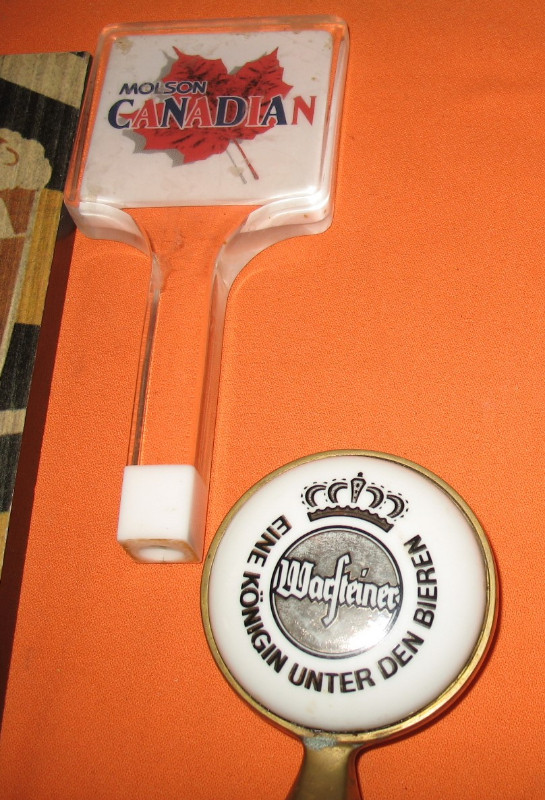 Beer Tap Handles & Bottle Opener Bar Items 1 German Warsteiner in Arts & Collectibles in Edmonton - Image 3
