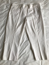 Pantalon blanc  3/4 femme Reitmans