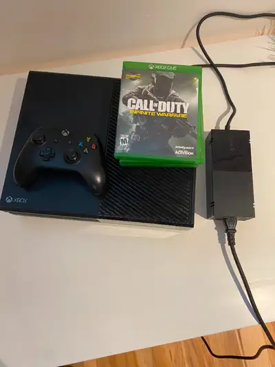 xbox one $90 obo, 5 games included as well as controller and everything to get it running
