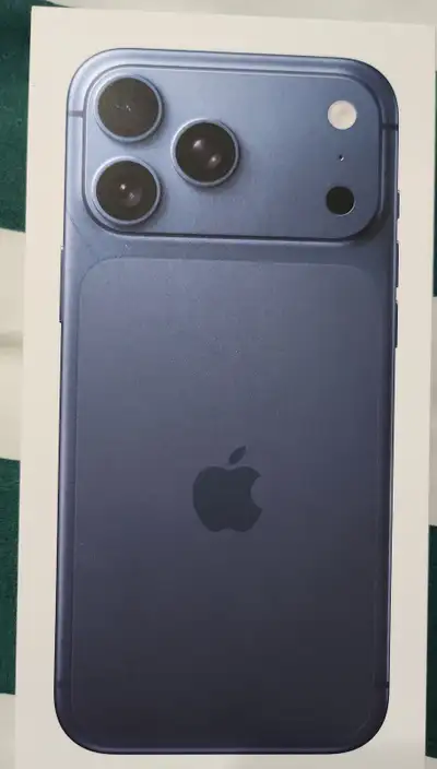 I phone 17 pro max 256gb Navy, View more