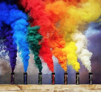 Coloured Smoke emitters for parties 