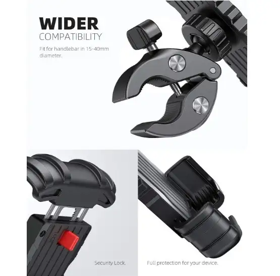 NEW-Phone mount for bicycle/motorcycle/ATV Scooter handlebar. in eBike in Mississauga / Peel Region - Image 7