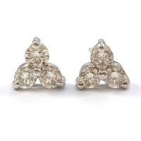 14k White Gold Diamond Studs, 0.90tw (00023054) Earrings