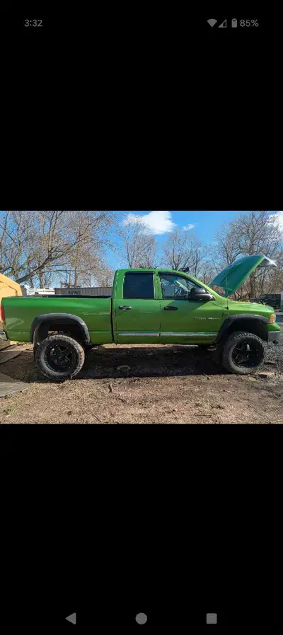 Set of 4 rims and tires, tires are old