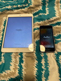 iPad Mini and iPhone SE