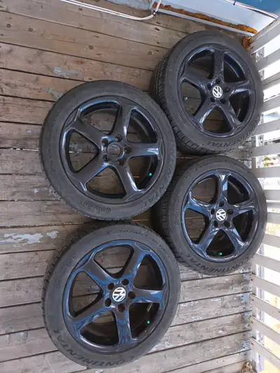 4 Mags 17 pouces Volkswagen bolt pattern 5 x 112mm 4 Pneus été Continental Extreme Contact dws06 plu...