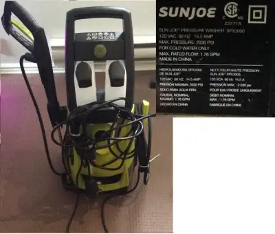 Pressure washer is Sold