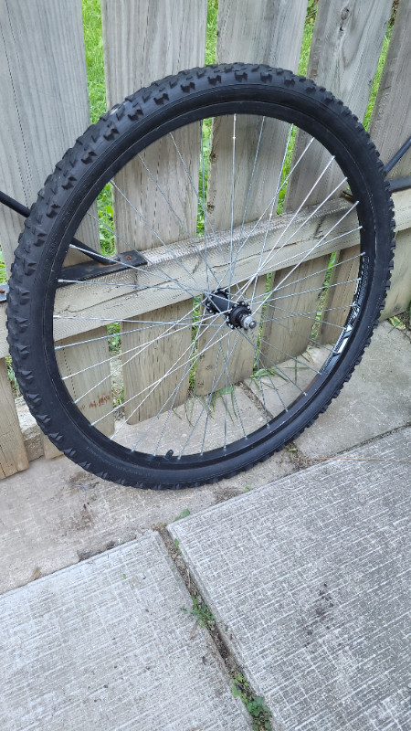 Rear bicycle wheel 26 x 1.95 hotsell