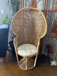 Vintage Rattan Wicker Chair 