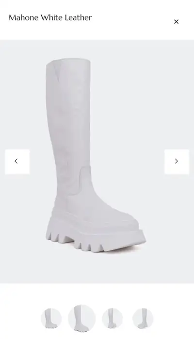 L’intervalle Mahone Platform White Boots, View more