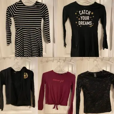 Girls size 10/12 tops/dresses , View more