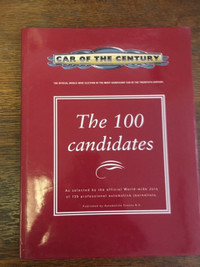 Car of the Century Book The 100 Candidates