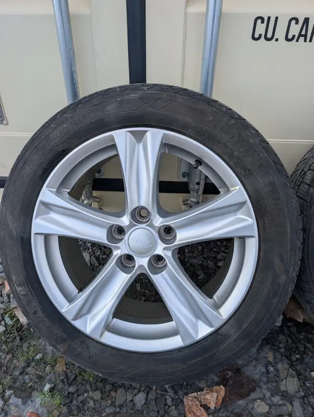 17" Wheels (5x114.3) and Goodyear WeatherReady Tires in Tires & Rims in Kingston - Image 2