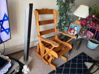 Solid wood rocking chair 