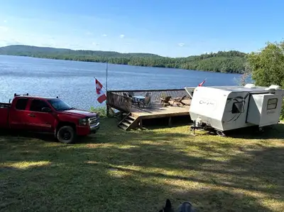 Ottawa River waterfront lot for sale ! Beautiful prime land, 3.5 acres. Ready to build or to just pu...