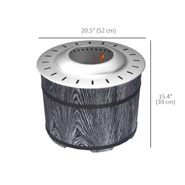 Smokeless Fire Pit, Portable Camping Bonfire Stove with Mat in BBQs & Outdoor Cooking in Markham / York Region - Image 4