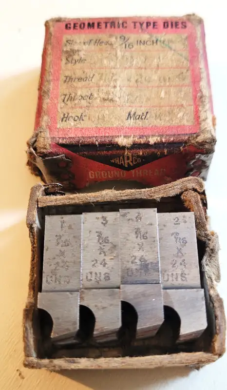 Robertson Geometric Type Die Set 7/16 - 24 UNS Thread, 9/16 Head