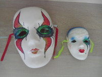 VENETIAN -Mardi Gras Woman Masquerade Masks Wall Hanging Décor.