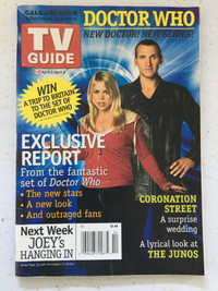 Doctor Who - TV Guide cover story from 2005