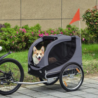 Dog Bike Trailer, Pet Cart, Bicycle Wagon, Travel Cargo, Carrier