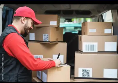 Courier delivery driver, View more