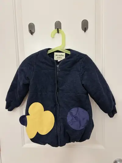 ❄️ Toddler Girl Dark Blue Winter Coat 2–3Y – $8, View more