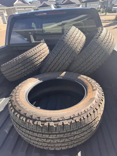 I'm selling a set of four Firestone tires, Model Destination LE2, size 245/60R18, that are Brand New...