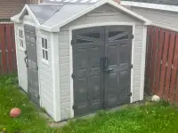 Huge shed for your backyard for all seasonal storage strong
