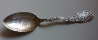 Vintage Masonic Temple Dayton Ohio Sterling Silver Spoon