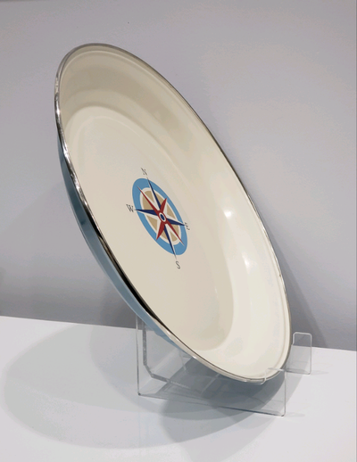 Nautical charger plate/ Kitchen Plate/ Serving Plate/ Platter, View more