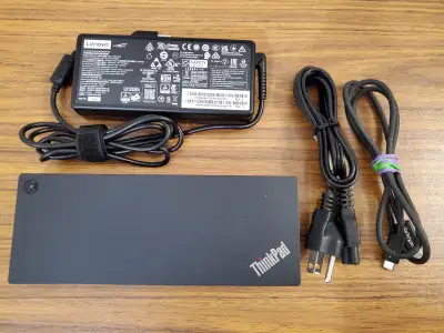 Lenovo Thunderbolt 3 Docking Station and Chargers, View more