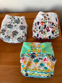 3 Couches lavables marque Elf Diaper avec inserts