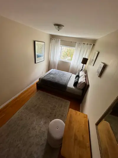 Bright, clean private room available in an immaculate condo-style 2-bedroom townhouse. Only 1 other...