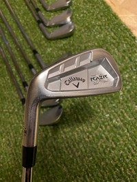 Left hand Callaway Razr X Forged irons 3i - pw