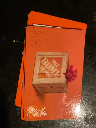 hundred dollars Home Depot gift card , View more