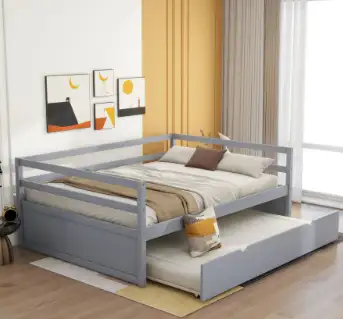 Daybed with Trundle and 2 Twin mattresses